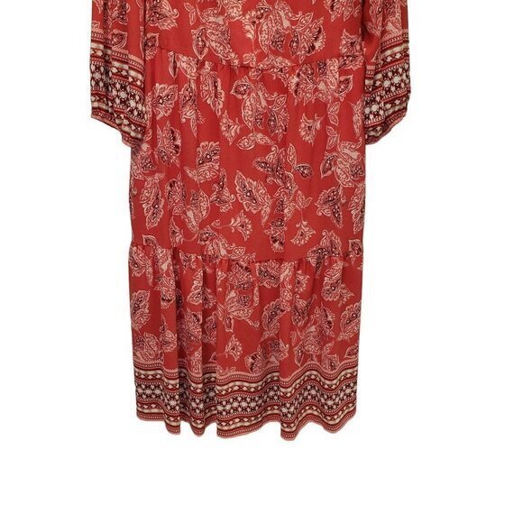 Vince‎ Camuto Womens Midi Dress  Size 16 Floral Pre-Owned - Picture 12 of 12